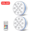 Luminária Led de Piscina RGB com Ventosas - Swanlight