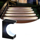 Luminária LED Solar para Escadas - Ilumine exteriores